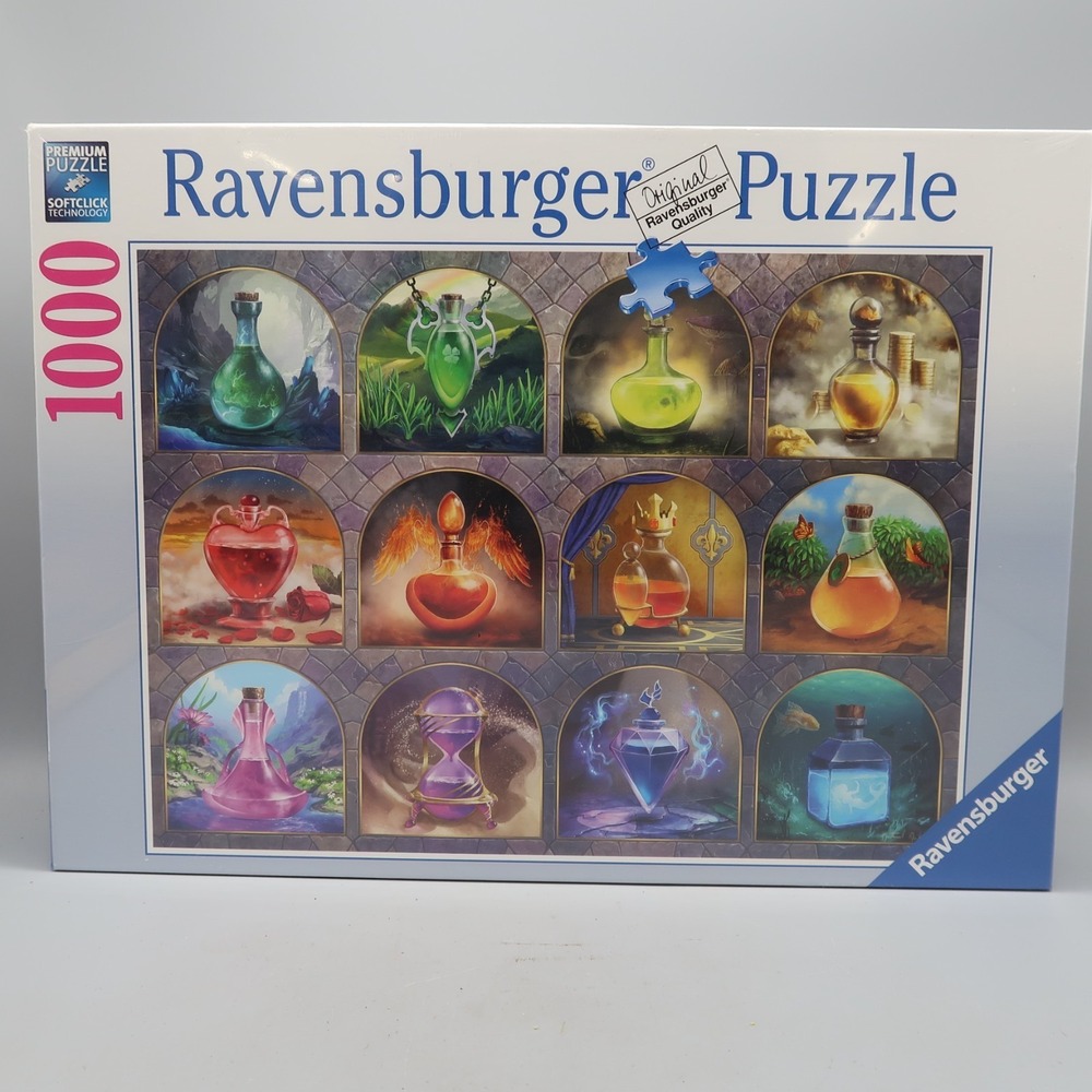 Ravensburger Jigsaw Puzzle MAGICAL POTIONS -1000 Pieces 12+ Poisons Potions